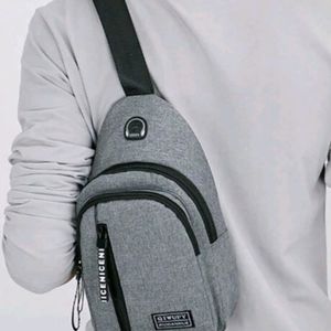 Unisex Messenger Shoulder Chest Bag: Large-Capacity, Casual & Sporty